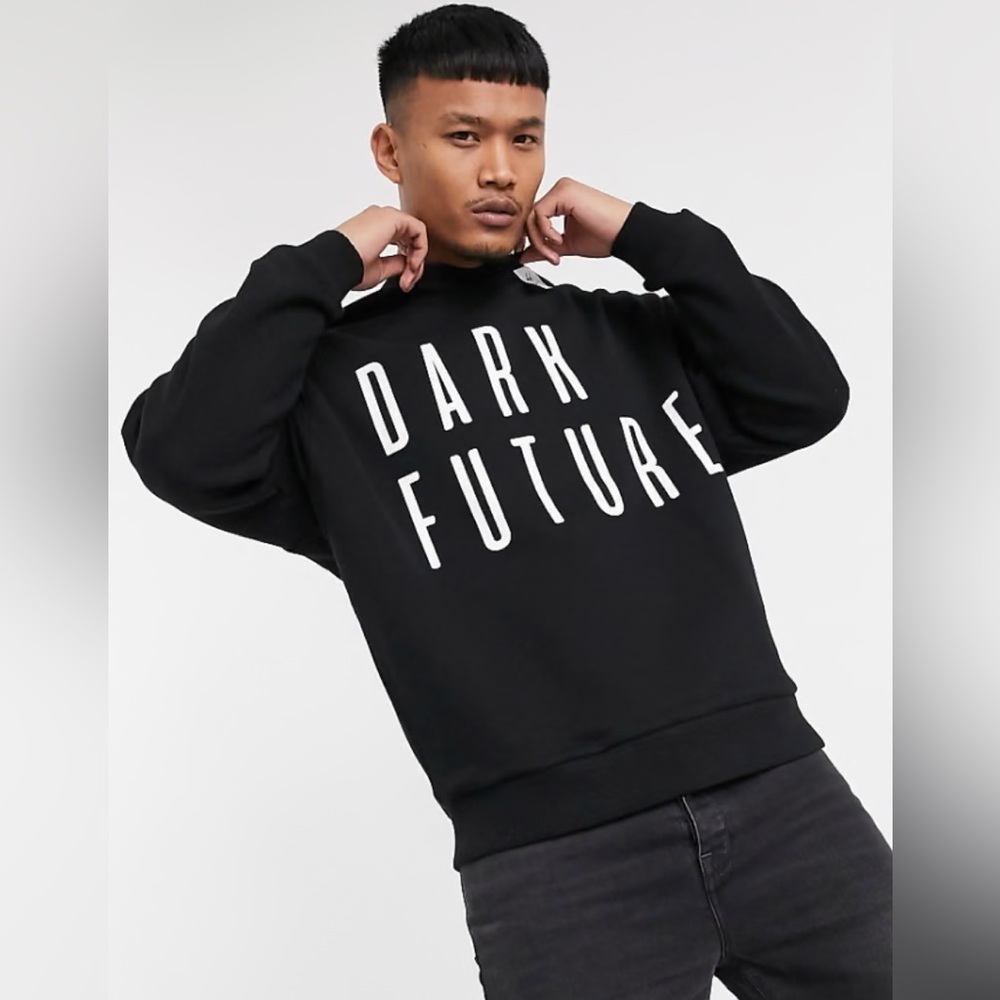 ASOS Dark Future oversized sweatshirt (NWOT)
